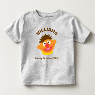 T-shirt Pour Les Tous Petits Rue Sésame   Ernie Famille Vacances