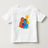 T-shirt Pour Les Tous Petits Rue Sésame | Groupe Hug (Devant)