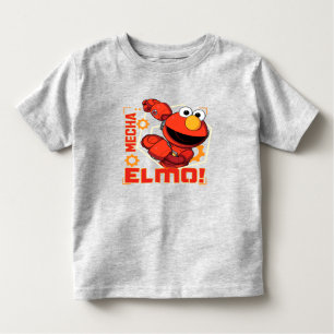 T-shirt Pour Les Tous Petits Rue Sésame   Mécaniciens Elmo Design
