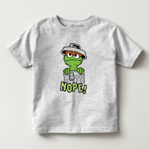 T-shirt Pour Les Tous Petits Rue Sésame   Oscar le Grouch Nope!
