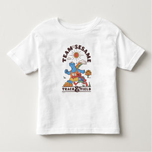 T-shirt Pour Les Tous Petits Rue Sésame   Team Sesame Track & Field
