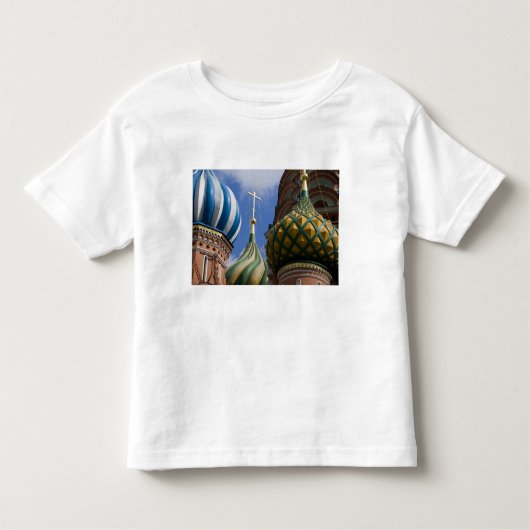 T-shirt Pour Les Tous Petits Russie, Moscou, Carré rouge. Saint Basil's (Devant)