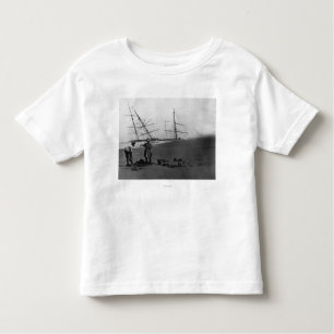 T-shirt Pour Les Tous Petits S.S. Péninsule d'Ilwaco d'épave d'Alice McDonald
