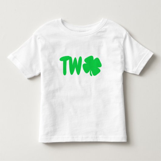 T-shirt Pour Les Tous Petits Saint Patrick's Day 2e anniversaire (Devant)