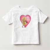 T-shirt Pour Les Tous Petits Saint-Valentin au poulet (Devant)