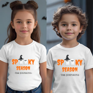 T-shirt Pour Les Tous Petits Saison éffrayante - Belle Halloween Outfiit