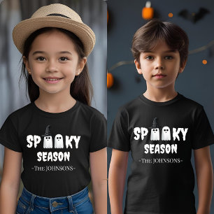 T-shirt Pour Les Tous Petits Saison éffrayante - Belle Halloween Outfiit