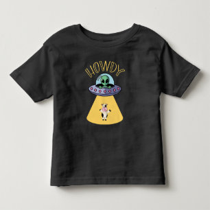 T-shirt Pour Les Tous Petits Salut, Graphique drôle d'OVNI