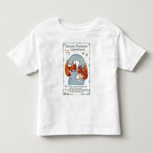 T-shirt Pour Les Tous Petits Salutations pour le deuxième anniversaire