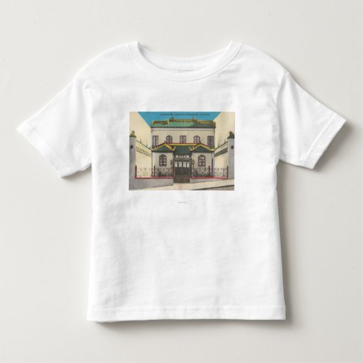 T-shirt Pour Les Tous Petits San Francisco, école chinoise de CA dans Chinatown (Devant)