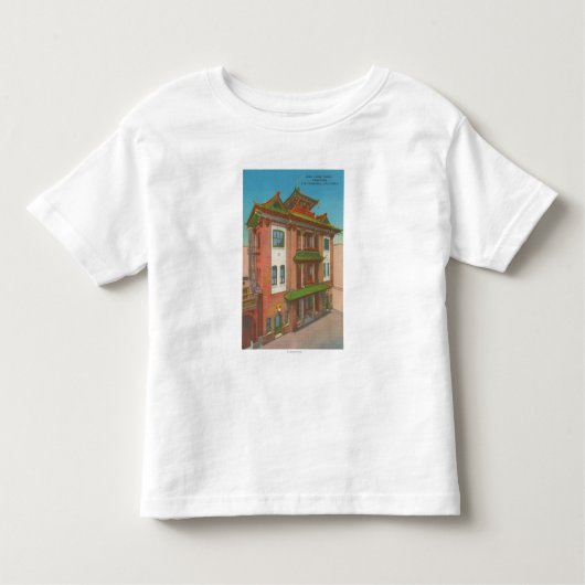 T-shirt Pour Les Tous Petits San Francisco, temple de bouffe de CAKong dans (Devant)