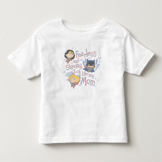 T-shirt Pour Les Tous Petits Sans Peur Et Fort Comme Ma Mère (Devant)