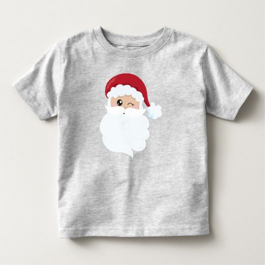 T-shirt Pour Les Tous Petits Santa Claus, Père Noël, Santa Hat, Noël (Devant)