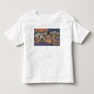 T-shirt Pour Les Tous Petits Santa Fe, Nouveau Mexique - grandes scènes de
