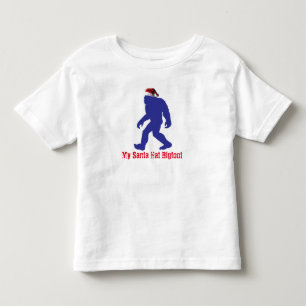 T-shirt Pour Les Tous Petits Santa Hat Bigfoot