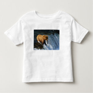 T-shirt Pour Les Tous Petits Saumon Brown de l'Alaska à Brooks