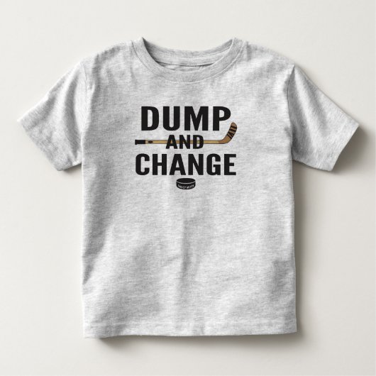 T-shirt Pour Les Tous Petits Sauter et changer le hockey (Devant)