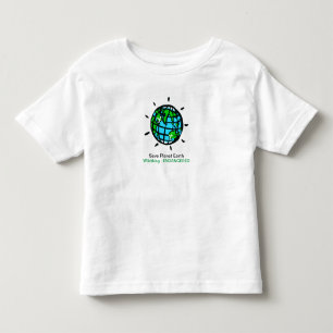 T-shirt Pour Les Tous Petits Save Planet Earth - Wildthing - Conservation -