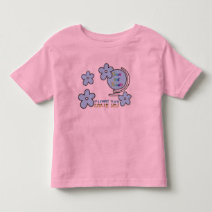 T-shirt Pour Les Tous Petits Save the Planet Jour des terres Globe