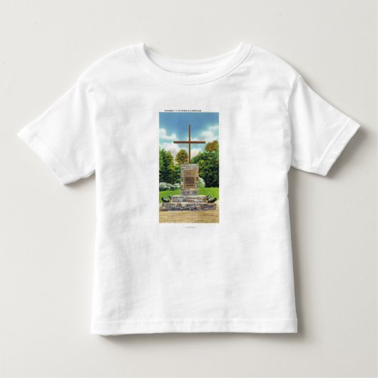 T-shirt Pour Les Tous Petits Scène de Marquis de Montcalm Monument (Devant)
