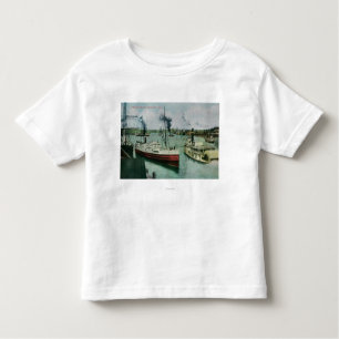 T-shirt Pour Les Tous Petits Scène de port à Portland, Orégon
