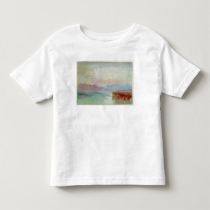 T-shirt Pour Les Tous Petits Scène de rivière de Joseph Mallord William Turne