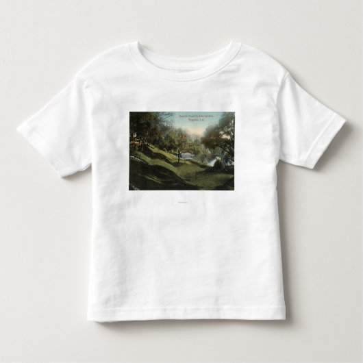 T-shirt Pour Les Tous Petits Scène en jardins submergés de Busch (Devant)