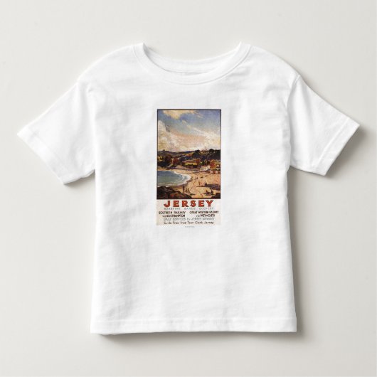 T-shirt Pour Les Tous Petits Scène ferroviaire du sud/de Great Western plage (Devant)