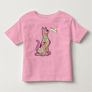 T-shirt Pour Les Tous Petits Scooby-Doo arc-en-ciel