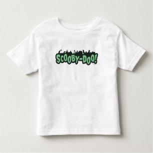 T-shirt Pour Les Tous Petits Scooby-Doo ! Logo Monster Silhouette