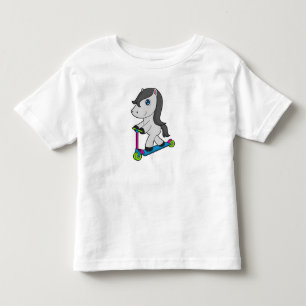 T-shirt Pour Les Tous Petits Scooter à cheval