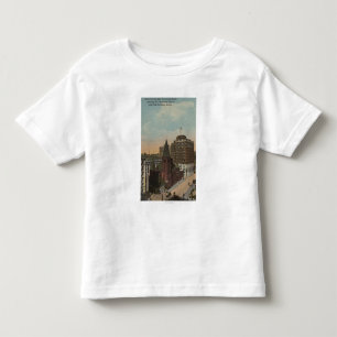 T-shirt Pour Les Tous Petits Seattle, avenue de WAThird et rues d'université
