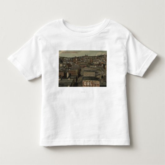T-shirt Pour Les Tous Petits Seattle, WA - première colline (Devant)