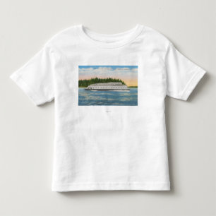 T-shirt Pour Les Tous Petits Seattle, WA - vue de ferry de Kalakala sur Puget