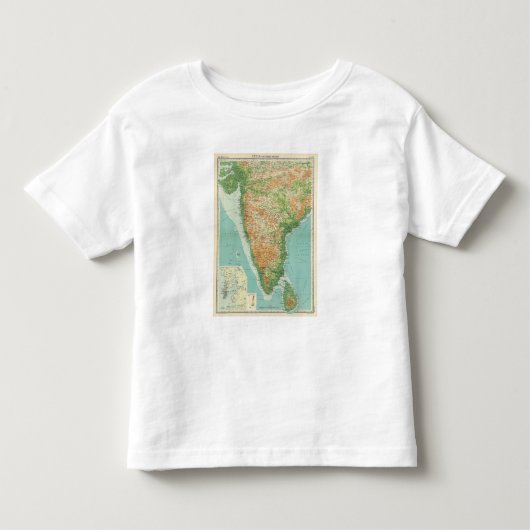 T-shirt Pour Les Tous Petits Section du sud de l'Inde (Devant)