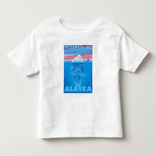 T-shirt Pour Les Tous Petits Section transversale d'iceberg - Pétersbourg, (Devant)