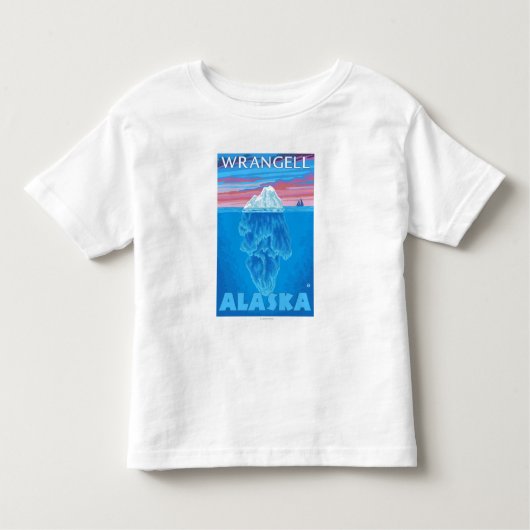 T-shirt Pour Les Tous Petits Section transversale d'iceberg - Wrangell, Alaska (Devant)