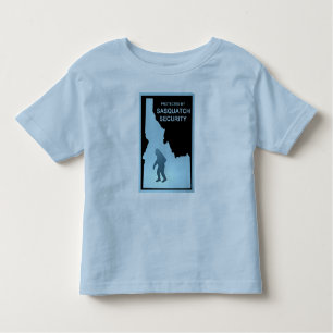T-shirt Pour Les Tous Petits Sécurité Sasquatch