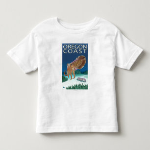 T-shirt Pour Les Tous Petits Seiches de côte de l'Orégon