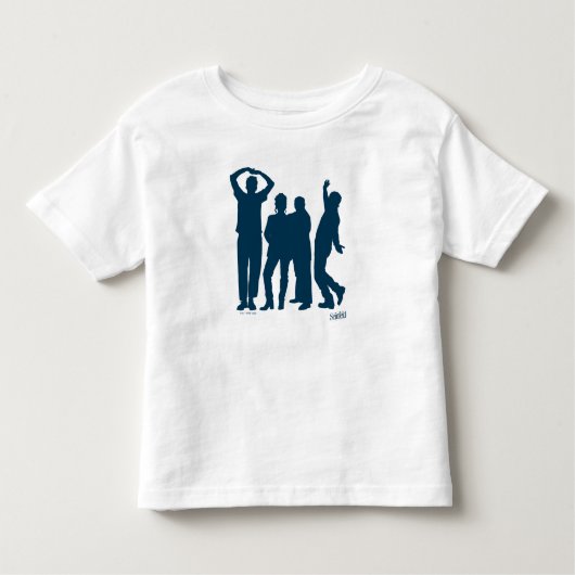 T-shirt Pour Les Tous Petits Seinfeld | Graphique de silhouette de groupe (Devant)