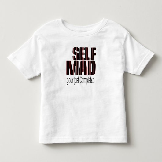 T-shirt Pour Les Tous Petits self mad (Devant)