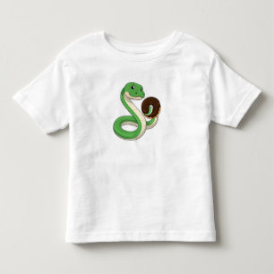 T-shirt Pour Les Tous Petits Serpent avec beigne