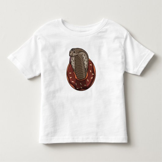 T-shirt Pour Les Tous Petits Serpent avec beigne (Devant)