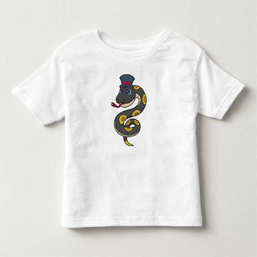 T-shirt Pour Les Tous Petits Serpent avec Casquette (Devant)