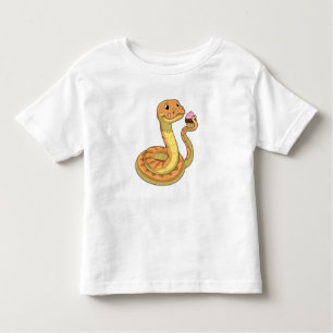 T-shirt Pour Les Tous Petits Serpent avec muffin