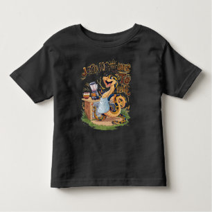 T-shirt Pour Les Tous Petits Serpent culinaire : Un serpent dans un tablier