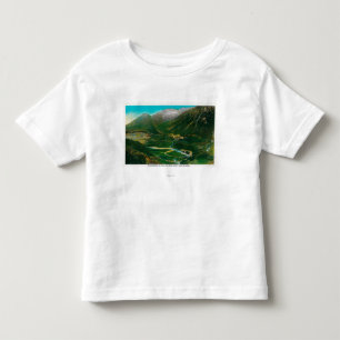 T-shirt Pour Les Tous Petits Seward, boucle célèbre de chemin de fer de régi