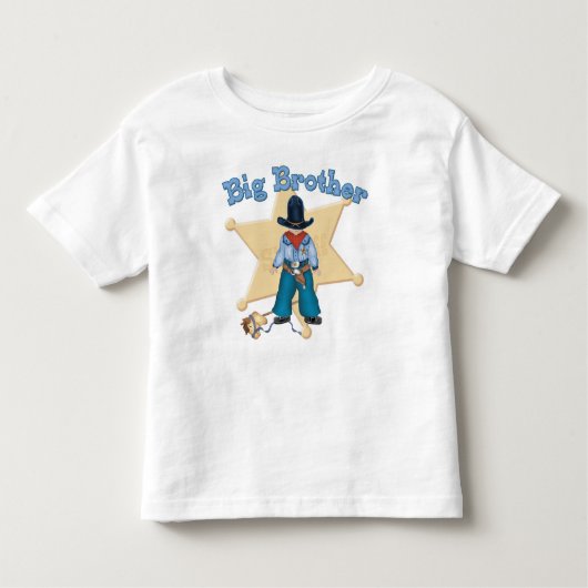 T-shirt Pour Les Tous Petits Sheriff Big Brother (Devant)