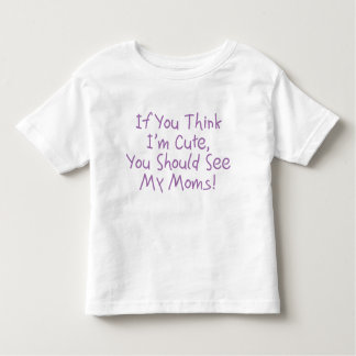 T-shirt Pour Les Tous Petits Si tu penses que je suis mignonne, tu devrais voir
