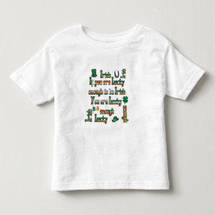 T-shirt Pour Les Tous Petits Si vous êtes assez chanceux pour être irlandais